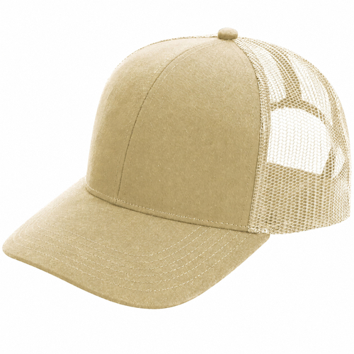 American Apparel Structured Trucker Cap Stone