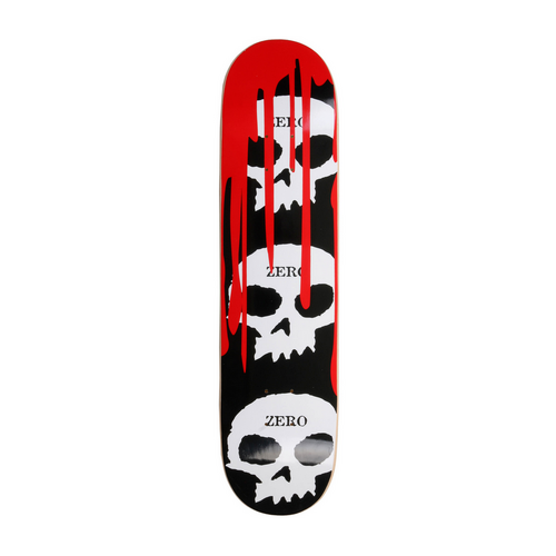 Zero 3 Skull Blood Black 8.0" Skateboard Deck