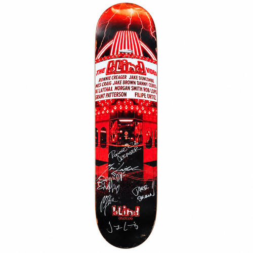 Blind Signed Ronnie Creager Skateboard Deck Rare Collectable