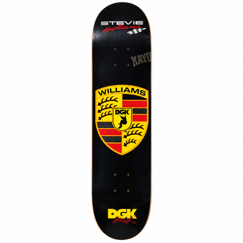 DGK Williams Porsche 7.9" Skateboard Deck Rare Collectable
