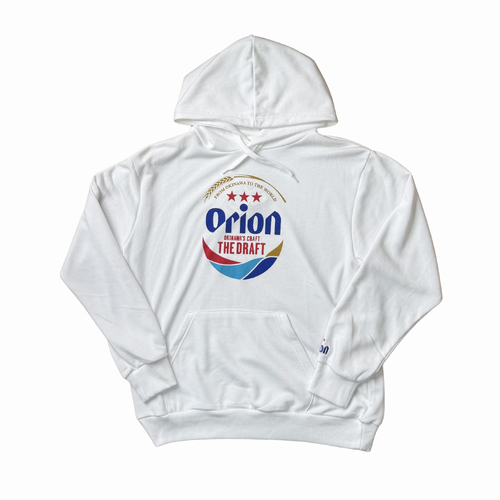 Orion Okinawa Craft Beer Large White Hoody Used Vintage