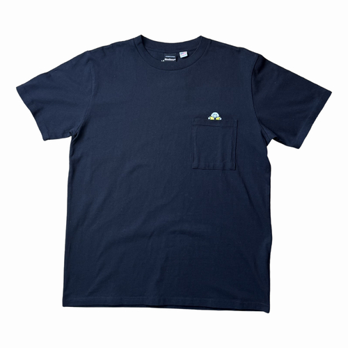 Book-Off Japan Pocket Black XL T-Shirt Used Vintage