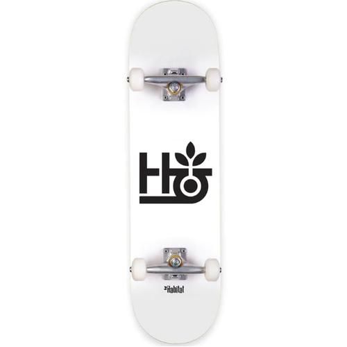 Habitat Pod White 8.0" Complete Skateboard