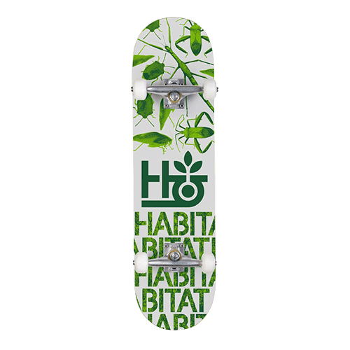 Habitat Insecta Green 7.75" Complete Skateboard