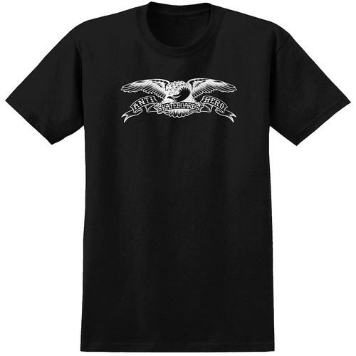 Anti Hero Basic Eagle Black White Mens Short Sleeve Tee [Size: Large]