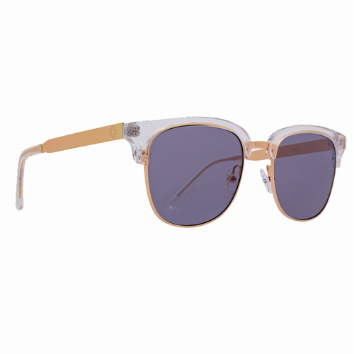Spy Stout Clear Gold Sunglasses Jade Lens