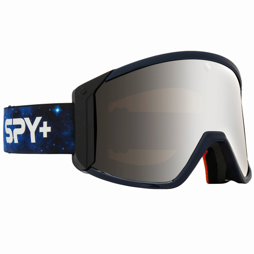 Spy Raider Galaxy Blue 2021 Snowboard Goggles Happy Bronze Silver Spectra Lens