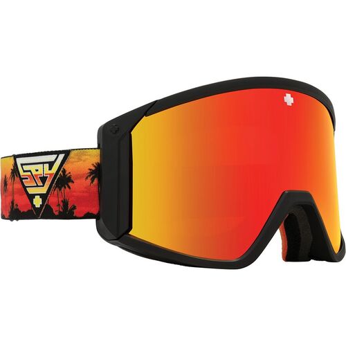 Spy Raider Chris Rasman 2021 Snowboard Goggles HD Bronze Red Spectra Lens + Bonus Lens