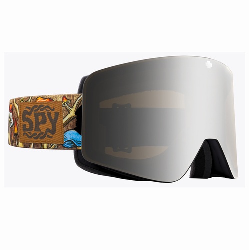 Spy Marauder Phil Casabon 2021 Snowboard Goggles HD Plus Silver Mirror Lens + Bonus Lens