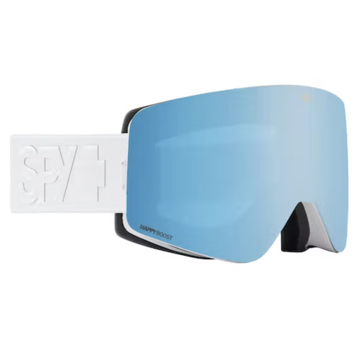 Spy Marauder 2023 Matte White Snowboard Goggles Happy Boost + Low Light Spare