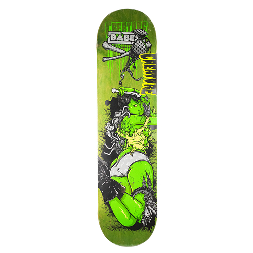 Creature Babes 8.0" Skateboard Deck Rare Collectable