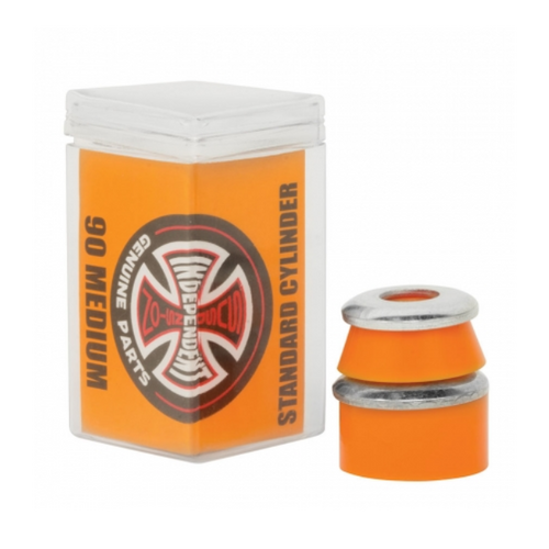 Independent Cushions Standard Cylinder Medium Orange 90a Skateboard Bushings