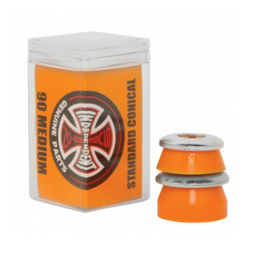 Independent Cushions Standard Conical Medium Orange 90a Skateboard Bushings