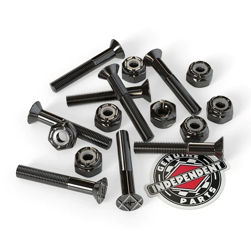 Independent Precision Black 1.25" Phillips Head Deck Bolts