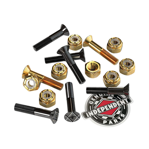 Independent Precision Black Gold 1" Phillips Deck Bolts