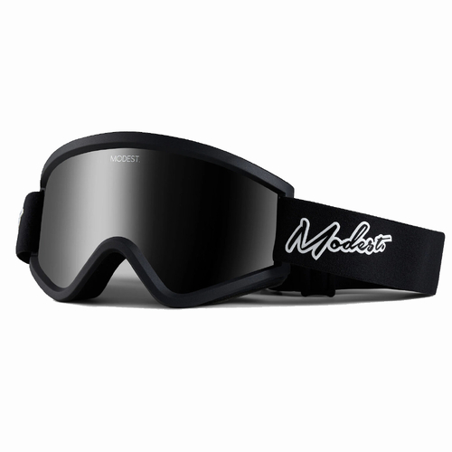 Modest Team Black Unisex Snowboard Goggles