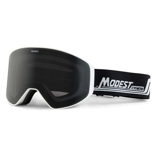 Modest Mage White Cruiser Unisex Snowboard Goggles