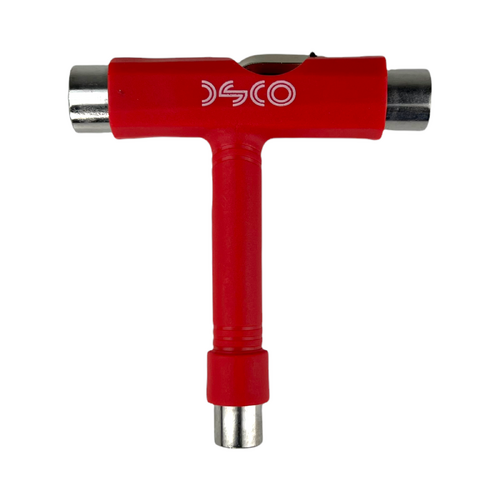Disco Skateboard T-Tool Red