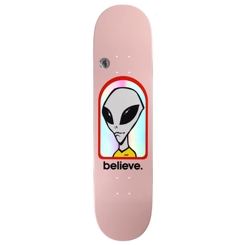 Alien Workshop Believe Pink 8.0" Skateboard Deck