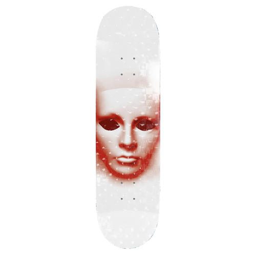 Opera EX7 Face White 8.5" Skateboard Deck