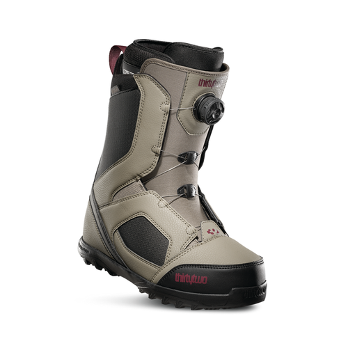 Thirtytwo 32 STW Boa Warm Grey Black Mens 2020 Snowboard Boots [Size: 11]