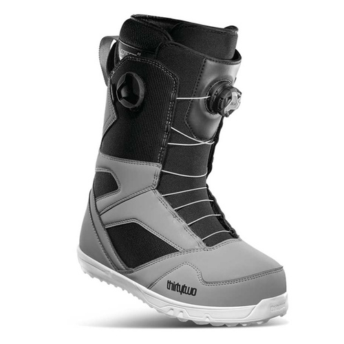 Thirtytwo 32 STW Double Boa Grey Black Mens 2021 Snowboard Boots [Size: 9]