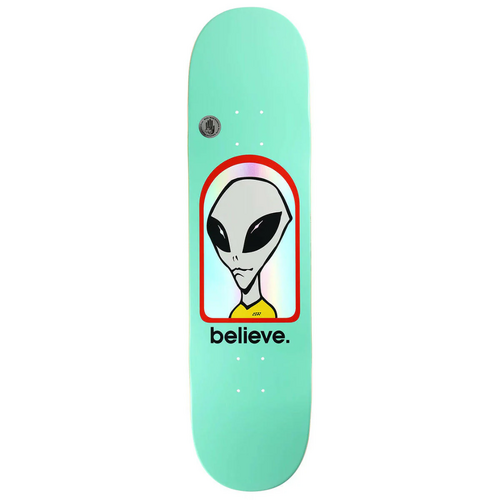 Alien Workshop Believe Teal 8.25" Skateboard Deck