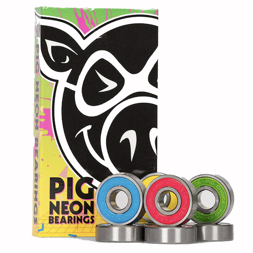 Pig Neons Skateboard Bearings