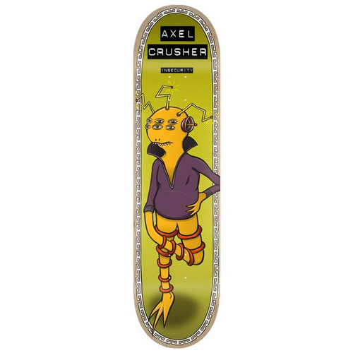 Toy Machine Insecurity Axle Crusher 8.5" Skateboard Deck