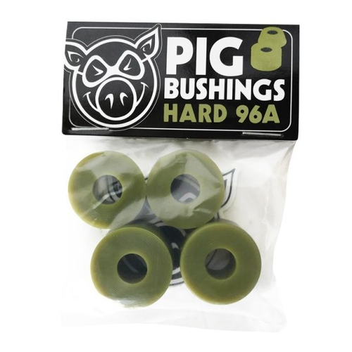 Pig Bushings Hard 96a Green Skateboard Bushings