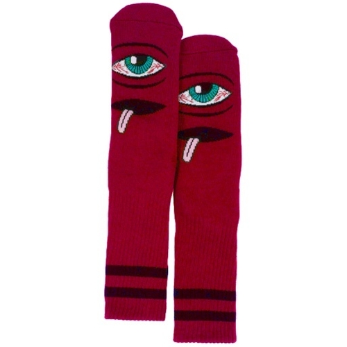 Toy Machine Bloodshot Eye Red Skateboard Socks