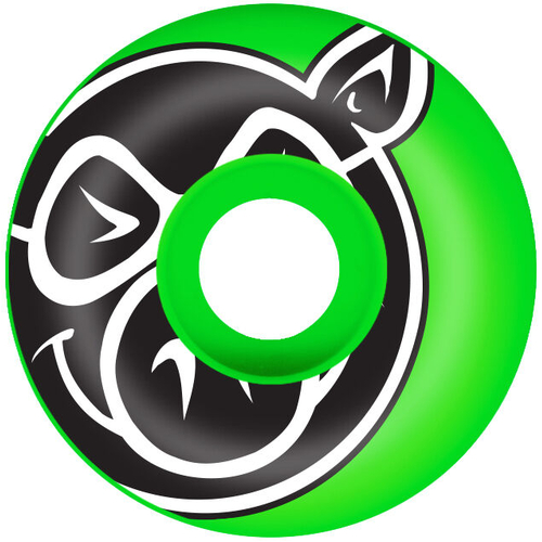 Pig Classic Green 52mm 99a Skateboard Wheels