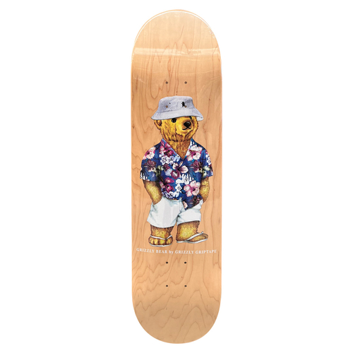 Grizzly Hamptons Bear 8.0" Skateboard Deck