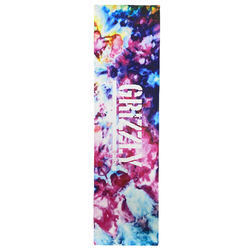 Grizzly Stamp Tie Dye Pink Blue 9" Skateboard Griptape