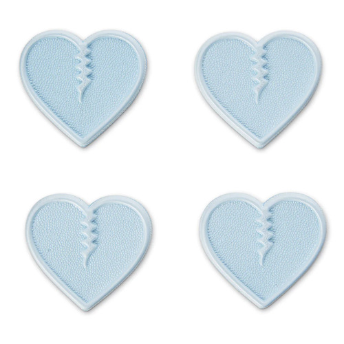 Crab Grab Mini Hearts Powder Blue Stomp Pad