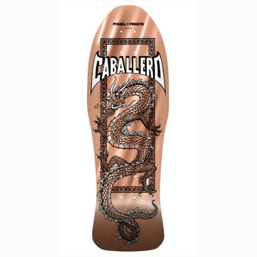 Powell Peralta Caballero Chinese Dragon Copper Foil Skateboard Deck