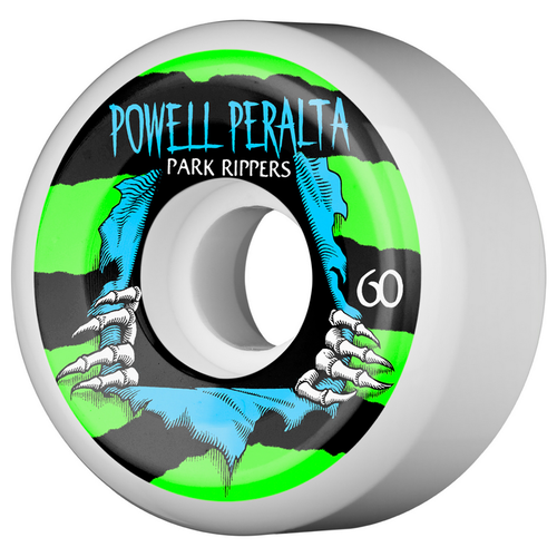 Powell Peralta PF Park Ripper 2 White 60mm 103a Skateboard Wheels