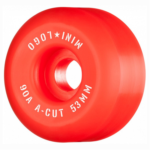 Mini Logo A-Cut Red 53mm 90a Skateboard Wheels