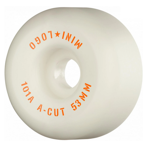 Mini Logo A-Cut White 55mm 101a Skateboard Wheels