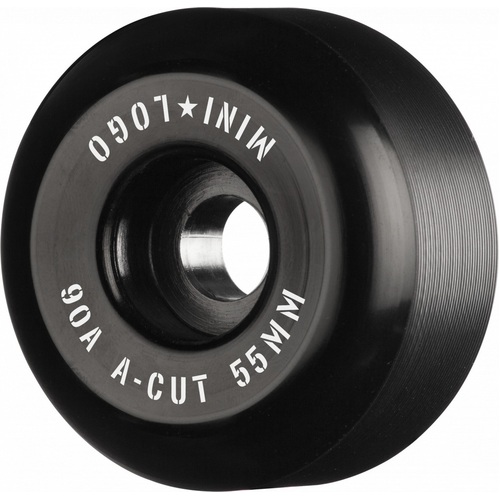 Mini Logo Hybrid A-Cut Black 55mm 90a Skateboard Wheels