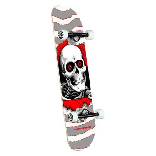 Powell Peralta Ripper Silver 8.0" Complete Skateboard