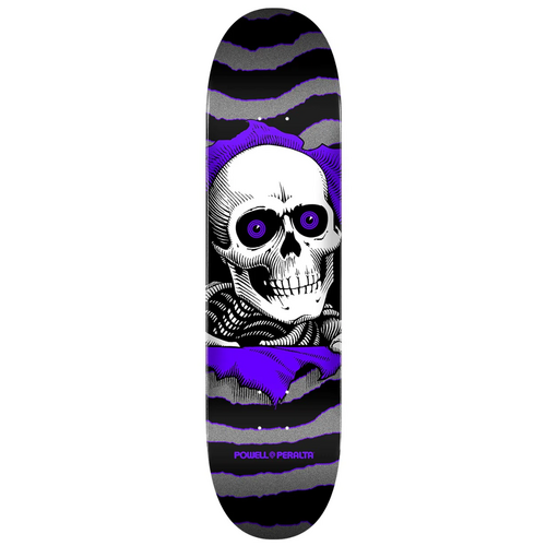 Powell Peralta Ripper Silver Purple 7.5" Skateboard Deck