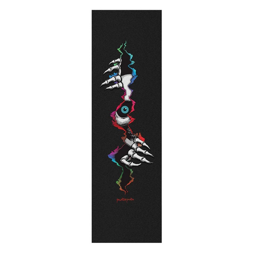 Powell Peralta Ripper Peeker Black 9 x 33 Skateboard Griptape Sheet