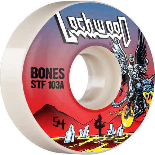 Bones STF V3 Lockwood Metal 54mm 103a Skateboard Wheels