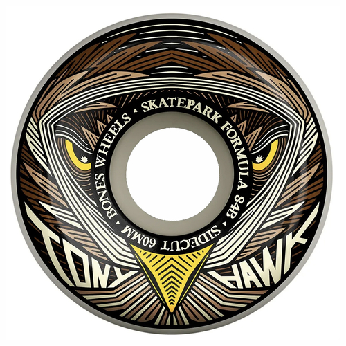 Bones SPF Sidecuts Hawk Night 60mm 84b Skateboard Wheels