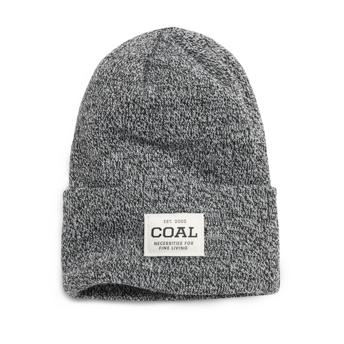 Coal The Uniform Black Marl Knit Cuff Beanie