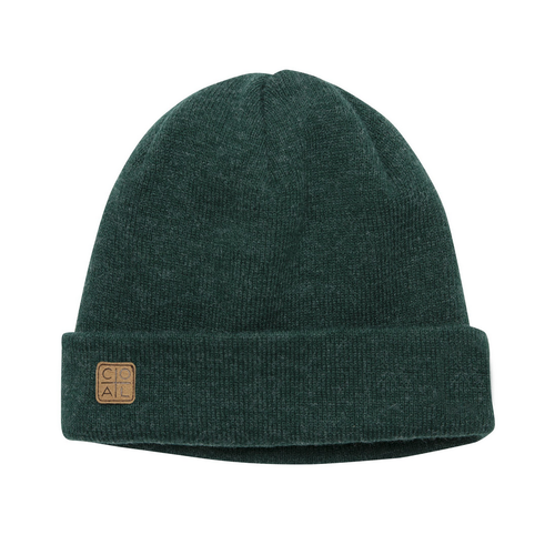 Coal The Harbor Heather Forest Green Rib Knit Fisherman Beanie