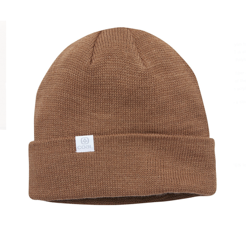 Coal The FLT Light Brown Recycled Polylana Knit Beanie