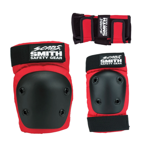 Smith Scabs Tri Pack Red Youth Pads Set