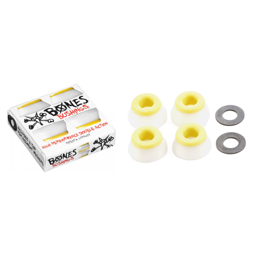 Bones Medium 91a White Yellow Skateboard Bushings